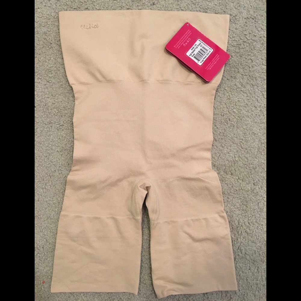 Nude High Wasted Thigh Shaper by Memoi